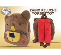 Zainetto asilo neoprene sagomato Cm. 28x26x12 - Orsetto