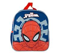 Zainetto Asilo Spider-Man Cerdà | Licenza Ufficiale Marvel | 7L | Scuola Materna | Blu e Rosso con Patch PU e Spallacci Imbottiti Retroriflettenti