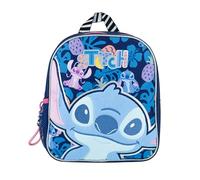 Zainetto Asilo Stitch Cerdà | Licenza Ufficiale Disney | 7L | Scuola Materna | Blu con Patch Peluche e Spallacci Imbottiti Retroriflettenti