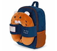 Zainetto Bambino Perletti Asilo Regalo Con Cuscino Gatto Giocattolo