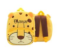 Zainetto Bambino Personalizzato con Nome Ricamato,Zaini Personalizzati per Bambini per Ragazze e Ragazzi, Regalo per l'ingresso a Scuola, 15 Stili di Sacchi Scuola per Animali (26cm x 24cm x 10cm)#2