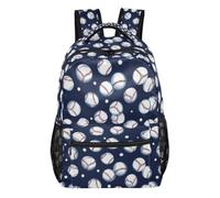 Zainetto Baseball Pattern Borsa Medie alta capacità | Capiente Zaini Adattabile Backpack Asilo Escursione