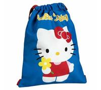 Zainetto con Cordini Hello Kitty Azzurro 27 x 33 cm