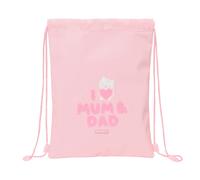 Zainetto con Cordini Safta Love Rosa 26 x 34 x 1 cm