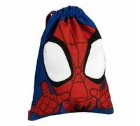 Zainetto con Cordini Spidey Blu scuro 27 x 33 cm