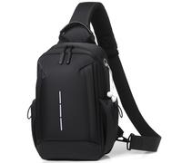 Zainetto da Uomo Zaino Monospalla per Porta Tablet Borsa borsello a Tracolla Z32