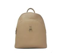 Zainetto Patrizia Pepe con Tasca Frontale, Cerniere Dorate Sabbia Donna