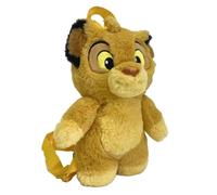 Zainetto peluche Bambina Disney mini zaino 28×18×11 cm con spallacci regolabili morbido 3D leggero soffice iea regalo (Simba)
