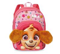 Zainetto per bambini Paw Patrol, personalizzato con nome, per ragazzi e ragazze, con orecchie in peluche 3D, 8 l, zaino per tempo libero, scuola materna, asilo nido, 31 x 24 x 13 cm