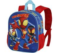 Zainetto Scuola Asilo Materna Spidey Marvel con Rilievo 3D - Pratico e Compatto
