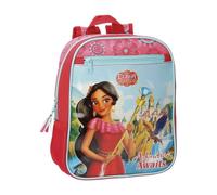 ZAINETTO SCUOLA ELENA DI AVALOR 28 CM ZAINO ASILO BAMBINE ROSSO AZZURRO