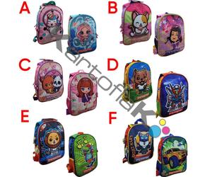 Zainetto Spinny Double Face Girl and Boy Mitama