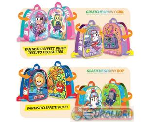 ZAINETTO SPINNY MIX BOY E GIRL 25X32X11CM MITAMA