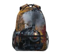 Zainetto Train Fall Backpack Per Notebook | zaini Trekking Daypack Unisex Zaino da scuola Per Notebook Office campeggio
