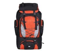 Zaini 80L Zaino da campeggio Escursionismo Borsa Sport all'aria aperta Borse da viaggio Impermeabile Spalla Uomo Arrampicata Pesca Zaino(Orange)