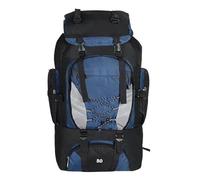 Zaini 80L Zaino da campeggio Escursionismo Borsa Sport all'aria aperta Borse da viaggio Impermeabile Spalla Uomo Arrampicata Pesca Zaino(DarkBlue)