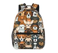 Zaini a forma di zampa di cane, zaini per laptop per viaggi e lavoro, borse leggere per uomini e donne, Cane, One Size, Zaino daypack