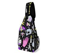 Zaini A Tracolla All'Aperto Zaino Da Giorno Per Campeggio, Scuola, Viaggi Magic Witch Witchcraft Antifurto Zaino A Tracolla Piccolo