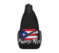 Zaini A Tracolla Antifurto Crossbody Per Escursionismo, Campeggio, Running Puerto Rico Flag Poliestere Daypack