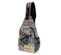 Zaini A Tracolla Impermeabile Sacchetto Del Messaggero Per Campeggio, Scuola, Viaggi Home Theatre Ticket Admit One Movie All'Aperto Borsa A Tracolla