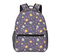 Zaini al limone, zaini per computer portatili per viaggi e lavoro, borse leggere per uomini e donne, Lavanda, One Size, Zaino daypack