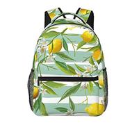Zaini al limone, zaini per computer portatili per viaggi e lavoro, borse leggere per uomini e donne, Limone 3, One Size, Zaino daypack
