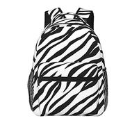 Zaini anguria, zaini per laptop per viaggi e lavoro, borse leggere per uomini e donne, Pelle zebra, One Size, Zaino daypack