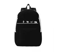 Zaini Borsa a tracolla Borse sul petto Bestie divine Respiro della selvaggia (bianco) Semplice ed elegante Tela per tempo libero degli studenti Regali per le vacanze all'aperto