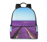 Zaini con cavallo e cavallo nero per ragazze e ragazzi, borse scuola elementare scuola materna librerie zaino per la scuola, Romantica lavanda, One Size