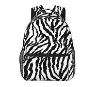 Zaini con erbacce, zaini per computer portatili, regali di viaggio, lavoro, libri leggeri per uomini e donne, Zebra Skin1, One Size, Zaino daypack