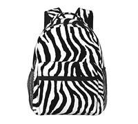 Zaini con erbacce, zaini per computer portatili, regali di viaggio, lavoro, libri leggeri per uomini e donne, Zebra Skin2, One Size, Zaino daypack