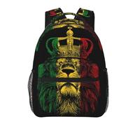 Zaini con leone di Giuda, stile rastafariano reggae etiope, 15 pollici