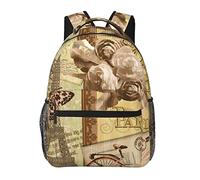 Zaini con Torre di Parigi, zaini per computer portatili, regali di viaggio, lavoro, borse leggere per libri per uomini e donne, Torre di Parigi5, One Size, Zaino daypack