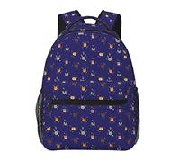 Zaini con volti di animali per ragazze e ragazzi, zaini per laptop adatti a notebook da 15,6 pollici per viaggi/lavoro/regali, zaini scolastici leggeri per uomini e donne