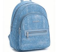 Zaini da donna alla moda Lo zaino multi-zip BACI&ABBRACCI è la soluzione perfetta per chi ama l'organizzazione.Basta cercare all'infinito! Grazie ai due scomparti principali separati, puoi organizzare