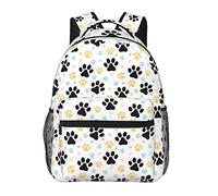 Zaini Dino in Space, zaini per laptop per viaggi e lavoro, borse leggere per libri per uomini e donne, Stampa zampa di cane., One Size, Zaino daypack
