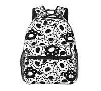 Zaini Dino, zaini per laptop per viaggi e lavoro, borse leggere per libri per uomini e donne, zampa di cane., One Size, Zaino daypack