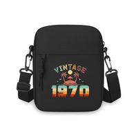 Zaini Palme da spiaggia vintage design al tramonto da isola Borsa a tracolla Uomini Borsa a tracolla Donne a spalla singola Cartone animato Film Design stampa Unisex Tempo libero All'aperto