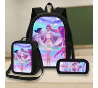 Zaini per bambini Con vivaci e stravaganti design a tema cartoon, puoi distinguerti e portare un po' di allegria nella tua vita quotidiana.Questo zaino Cartoon presenta un design spazioso con scompart