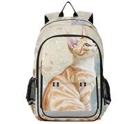 zaini per bambini cool per ragazze 8-12: librerie di grande capacità per i giovani in colori assortiti - Chic Singapura Cats A River