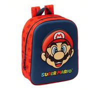Zaini per bambini Fai sì che i più piccoli si godano la giornata all'asilo con questo zaino 3D Red Super Mario Pocket Daycare, progettato appositamente per i bambini. Con una dimensione ideale per tra
