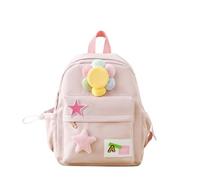 Zaini per Bambini Personalizzati, Zaino Scolastico Simpatico Cartone Animato per Ragazze con Nome Cucito, Zainetto Asilo Bambina, Regali di Ritorno a Scuola per Bambini, Zainetto Bambino (Rosso)