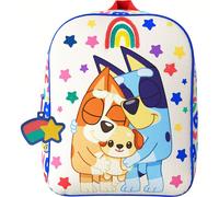 Zaini per bambini Questo zaino Bluey 30 Rainbow Backpack è l'accessorio perfetto per trasportare i tuoi effetti personali con comodità e sicurezza. Realizzato con materiali resistenti e leggeri, offre