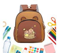 Zaini per la scuola per ragazze cartone animato animale regolabile | Borsa per libri per bambini per asilo nido, attività allo zoo, parco, giardino, picnic, campeggio, passeggiate, snack