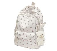 Zaini Per La Scuola - Strawberry Cute Aesthetic Backpack Bag | Grande Borsa Zaino Per Studentesse Elementari E Medie | Borsa Da Viaggio Leggera Ragazze Donne Compleanni Viaggi Scuola Quotidiana