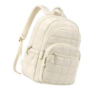 Zaini per laptop universitari, zaini da viaggio da donna, zaino casual trapuntato, borse per libri resistenti all'acqua per laptop da 15,6 pollici, Bg, As the pic show