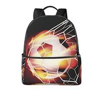 Zaini per ragazze e ragazzi, con girasole Lanscape, borse per la scuola elementare, zaino per libri per scuola materna, Obiettivo Calcio, One Size