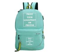Zaini Personalizzati Personalizza Il Tuo Logo Nome Immagine Zaino Scuola Adolescente Bambini Moda Zaini Personalizzati Zaino Da Viaggio Color9,45×32×15cm