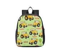 zaini ragazza bambino per la scuola Cartoon Farm Tractor