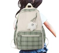 Zaini ragazza per la scuola - Zainetto con ciondolo peluche | Borsa da scuola il buon regalo per compleanni, Natale e giorni di, buona scelta per studenti delle scuole medie e universitari